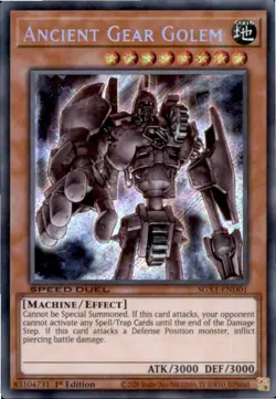 Ancient Gear Golem SGX1-END01 Speed Duel GX: Duel Academy Box Yu-Gi-Oh NM - Image 1