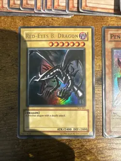 Yugioh SDJ Vintage Starter Deck Joey Complete Set 1-50, Played, Red-Eyes - Image 3
