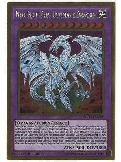 Neo Blue-Eyes Ultimate Dragon (Gold Rare) - MVP1-ENG01 LP - Image 1