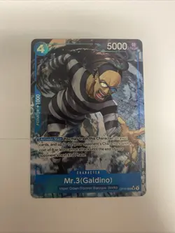 One Piece Mr.3(Galdino) (Alternate Art) OP16-056 The Time of Battle Foil - Image 1