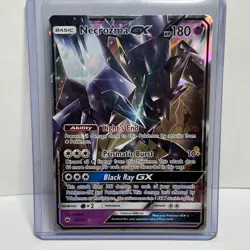 Pokemon Necrozma GX 63/147 Holo SM Burning Shadows Ultra Rare 2017 Full Art Card - Image 1