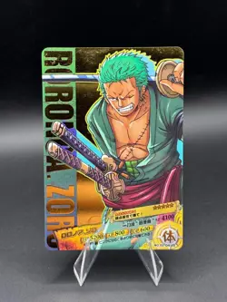 Roronoa Zoro NO.02-04 Foil R OnePy Berry Match Japanese One Piece Heavily Played - Image 1