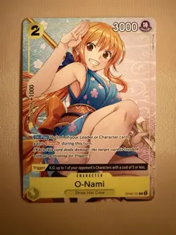 One Piece TCG O-Nami OP06-101 Welcome Pack Vol. 2 English Promo NM - Image 1