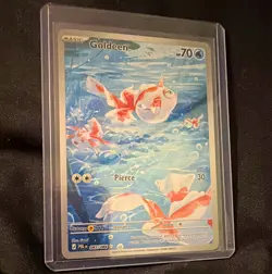 Goldeen Pokemon TCG Paldea Evolved Holo Illus Rare 087/084 EN 70HP - Image 1