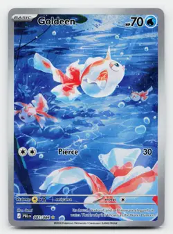 Goldeen Illustration Rare ME05: Pitch Black 087/084 Pokemon TCG - Image 1