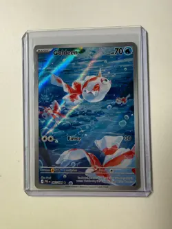 GOLDEEN 087/084 POKEMON PBL PITCH BLACK ILLUSTRATION RARE - Image 1