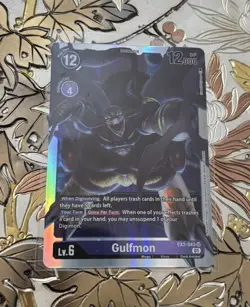 Digimon Card Game Gulfmon EX2-043 SR - Image 1