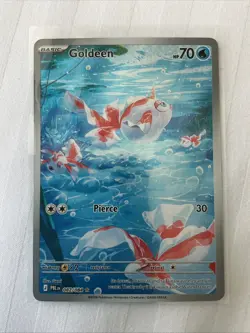 Goldeen 087/084 Illustration Rare ME05: Pitch Black Pokemon Card - Image 1