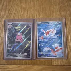 Slowbro 090/084 - Goldeen 087/084 -Pokemon TCG Pitch Black NM Pack fresh - Image 5