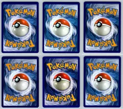 (6) Ninetales Vulpix Pokemon Card Lot Reverse Holo Base Set Rare TCG Collection - Image 2