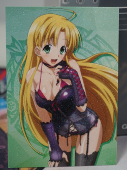 Asia Argento Corset High School DxD Sexy Waifu Textured Custom Card - Image 1