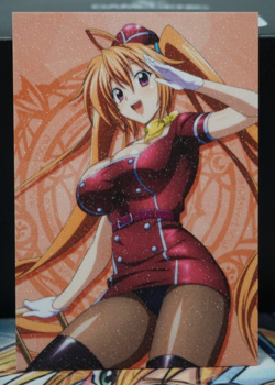 Irina Shidou Flight Attendant High School DxD Sexy Waifu Custom Card - Image 1