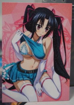 Serafall Leviathan Peek High School DxD Sexy Waifu Textured Custom Card - Image 1