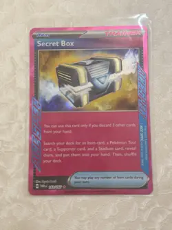 2024 Pokemon TCG Holo Ultra Rare Secret Box Trainer Card 163/167 - Image 1