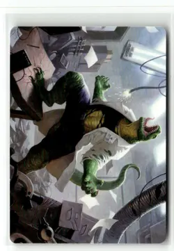 Magic The Gathering Marvel's Spider-Man Lizard, Connors's Curse Art Card #18 S - Image 1