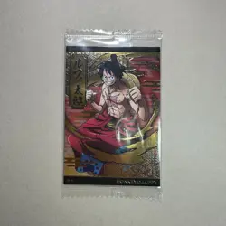 Monkey D. Luffy - No.6-01 R - SEALED One Piece Wafer Card Bandai Japan B507 LL - Image 1