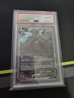 Regidrago V PSA 10 English Pokemon Card 184/195 Silver Tempest 2022 Alt Art - Image 1