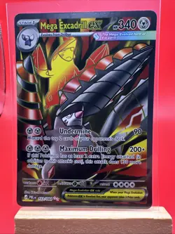 Mega Excadrill Ex 103/84 Ultra Rare Holo Card - Pokemon Pitch Black Near Mint - Image 1