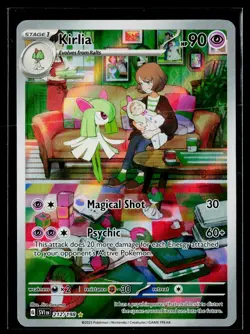 Pokemon Kirlia TCG Card 212/198 Scarlet and Violet Base Set NM/LP - Image 1