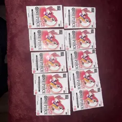 Round 1 One Piece Trading Card Game Promo - 10 SEALED PACKS! (Ready to Ship) - Image 1