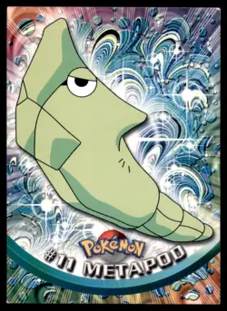 Metapod #11 Topps Trading Cards Series 1 Pokemon MP - Image 1