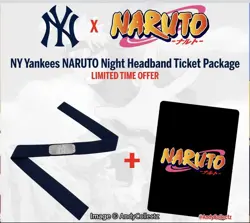 Naruto x Yankees TCG Promo Card - Yankee Stadium Exclusive PRESALE BRAND NEW 🔥 - Image 1