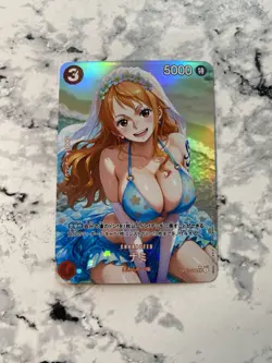 Goddess story One Piece Waifu Wedding Cute Bikini Card Nami Alternate Art C - Image 1