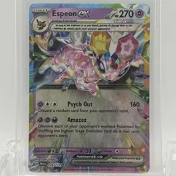 Pokemon TCG Prismatic Evolutions Espeon ex #034/131 Double Rare NM - Image 1