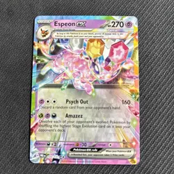 Pokemon TCG Espeon ex 034/131 | Prismatic Evolutions | NM | Double Rare - Image 1