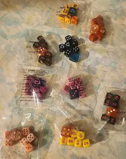 Pokemon Trading Card Game TCG - Dice Sets - NEW 9 Different Sets See Pics - Image 1