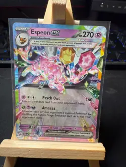 Pokemon TCG Espeon ex 034/131 – Prismatic Evolutions – Double Rare – NM - Image 1