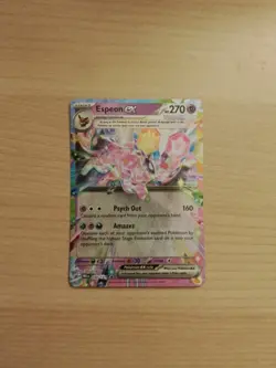 Pokemon TCG Espeon EX 034/131 Double Rare Prismatic Evolutions NM Condition - Image 1