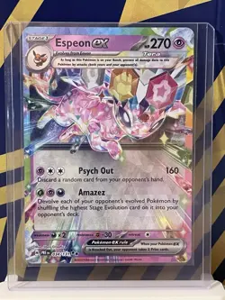 Espeon ex 034/131 Double Rare ~ Prismatic Evolutions PRE ~ Pokemon TCG NM - Image 2