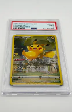 Pokemon Pikachu GG30/GG70 PSA 9 EN Crown Zenith Galarian Gallery FA - Image 3