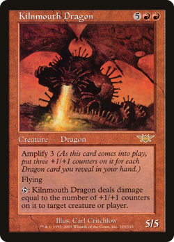 Kilnmouth Dragon #104 (HP) Legions LGN Magic MTG - Image 1