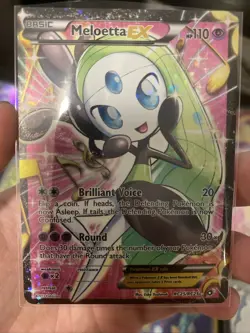 Meloetta EX RC25/RC25 - Pokemon Legendary Treasures Radiant Collection Card LP+ - Image 1
