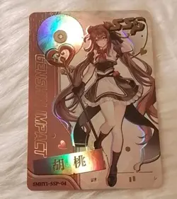 Hu Tao Genshin Impact Goddess Story TCG Waifu Holo Anime Card - Image 1
