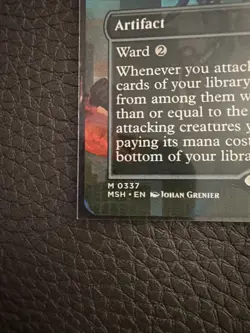 Cosmic Cube (Borderless) (0337) NM Marvel Super Heroes MTG In Hand! - Image 2