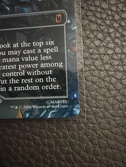 Cosmic Cube (Borderless) (0337) NM Marvel Super Heroes MTG In Hand! - Image 3