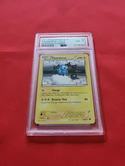 Pokemon: Thundurus #35/98 HOLO RARE BW Emerging Powers 2011 Vintage - PSA 8 -A64 - Image 3
