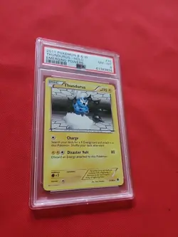 Pokemon: Thundurus #35/98 HOLO RARE BW Emerging Powers 2011 Vintage - PSA 8 -A64 - Image 5