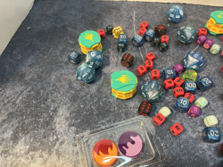 Pokemon and other TCG Accessories Lot - Dice, Tokens, Damage, Condition Markers - Image 3