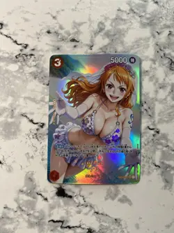 Goddess story One Piece Waifu Wedding Cute Bikini Card Nami Alternate Art B - Image 1