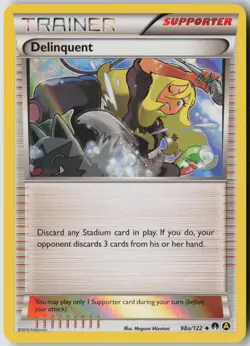 Delinquent 98a/122 Promo Alternate Art Promos Pokemon Holo Near Mint - Image 1