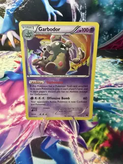 Garbodor 57/122 Holo Rare XY BREAKpoint Pokemon TCG - Image 1