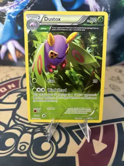 Pokemon TCG Dustox 8/108 Roaring Skies Rare Regular - Image 1