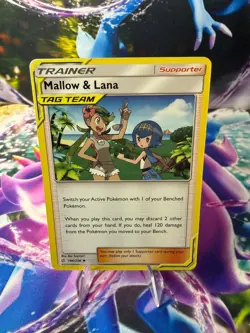 MALLOW & LANA 198/236 COSMIC ECLIPSE Uncommon Pokemon - Image 1