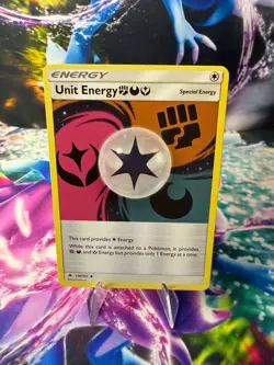 UNIT ENERGY FIGHTINGDARKNESSFAIRY 118/131 FORBIDDEN LIGHT Uncommon Pokemon - Image 1