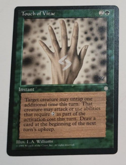 MTG Touch Of Vitae Ice Age Uncommon LP x1 - Image 1
