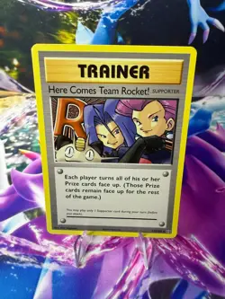 HERE COMES TEAM ROCKET! 113/108 EVOLUTIONS Secret Rare Pokemon - Image 1